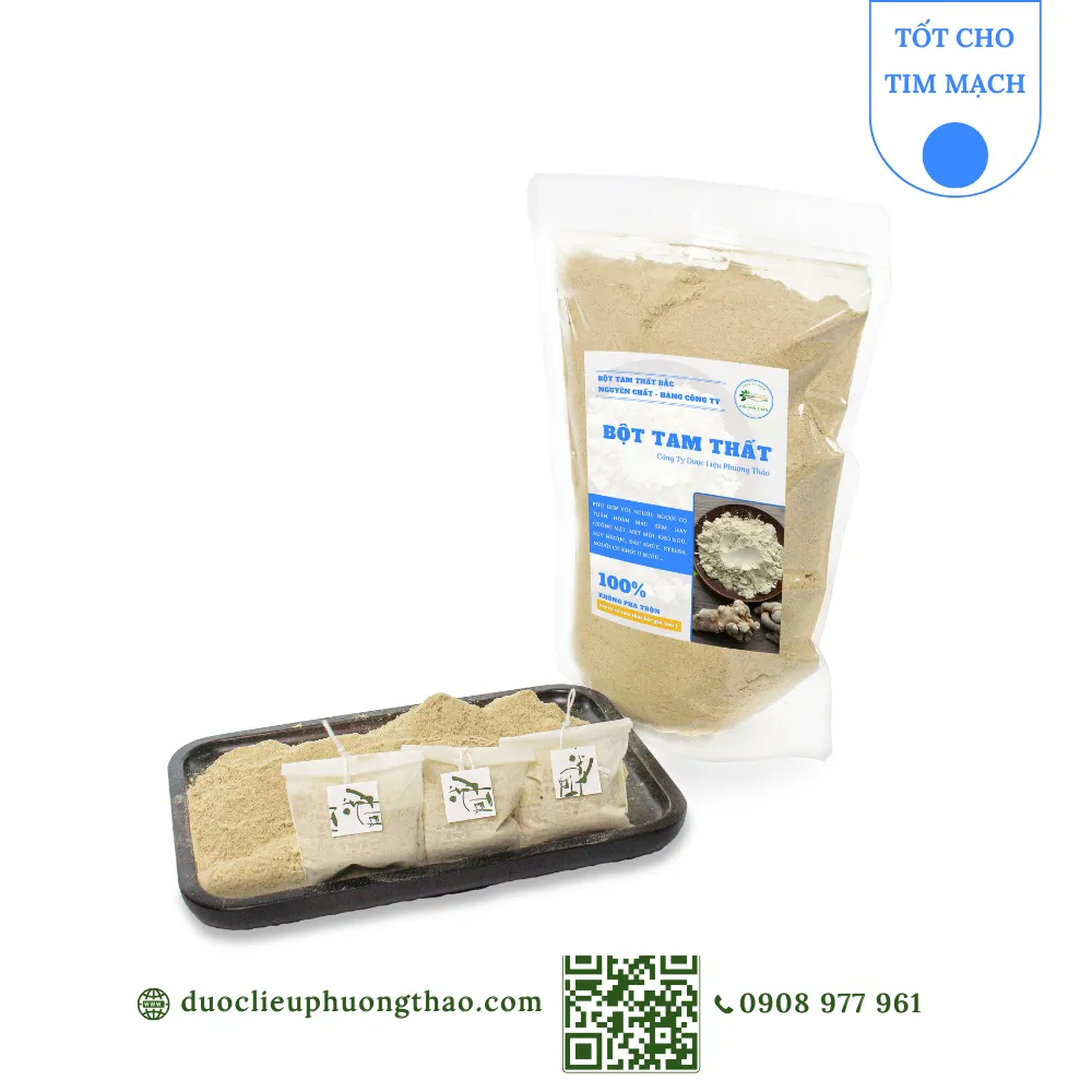 bột tam thất bắc hàng nguyên chất