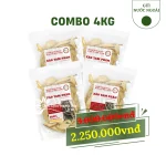 Combo xáo tam phân 4kg gửi nước ngoài