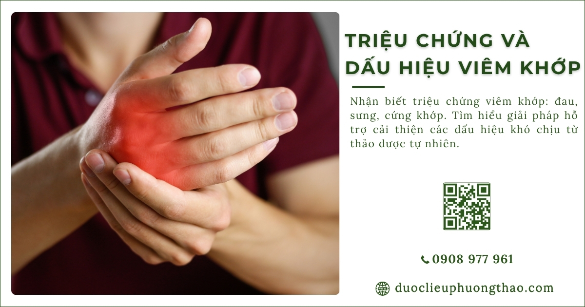 Triệu chứng viêm khớp