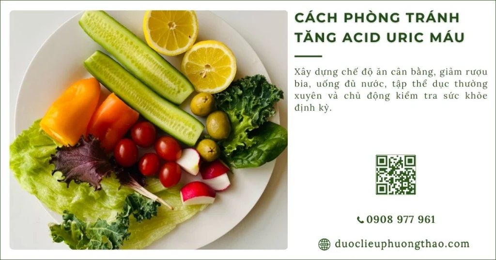 Cách phòng tránh tăng axit uric máu, 6 việc nên làm từ sớm!
