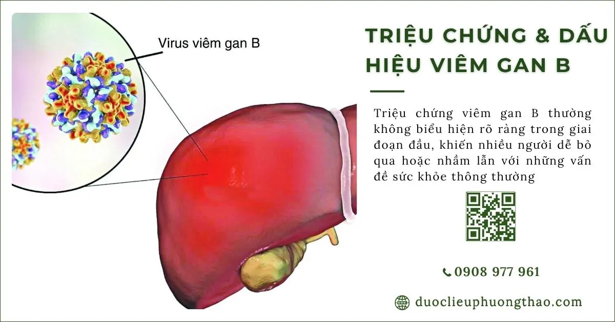 triệu chứng viêm gan b